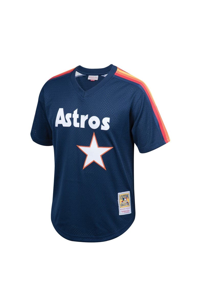 Mitchell & Ness Youth Mitchell & Ness Nolan Ryan Navy Houston Astros Cooperstown Collection Mesh Batting Practice Jersey, Alternate, color, 