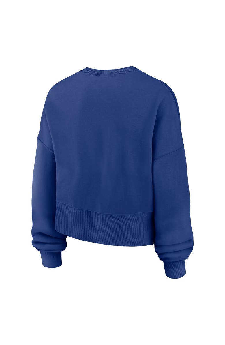Nike Women's Nike Royal Chicago Cubs Oversized High Hip Pullover Sweatshirt, Alternate, color,