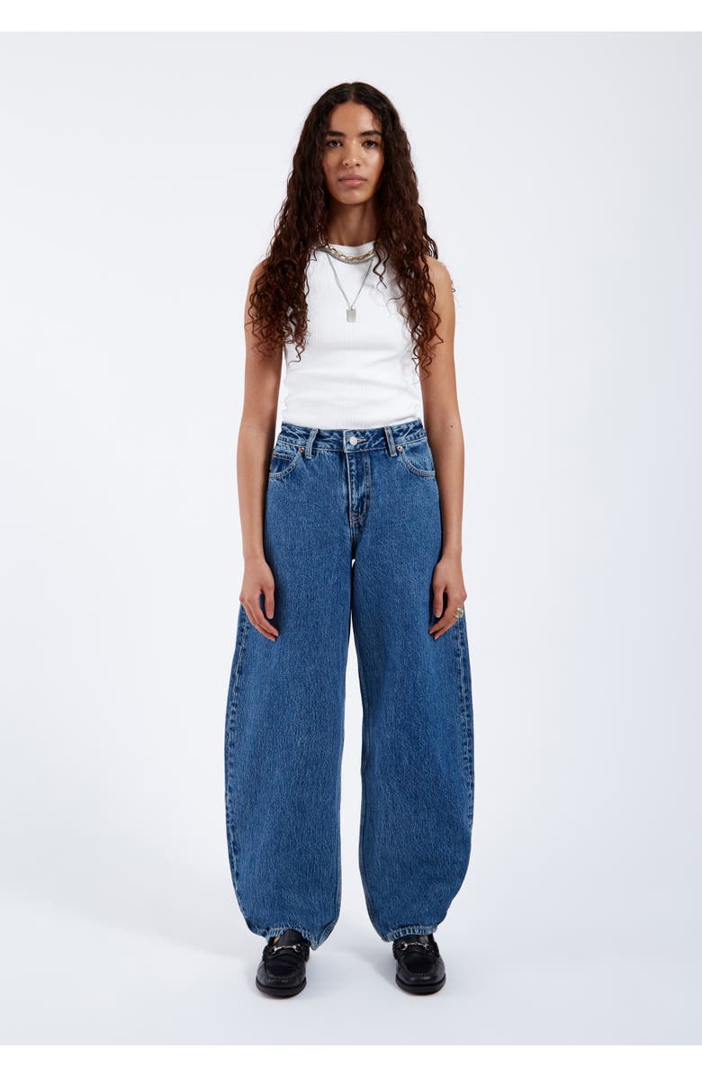 Dr. Denim Nanci Mid Barrel Jeans, Alternate, color, Stream Mid Retro