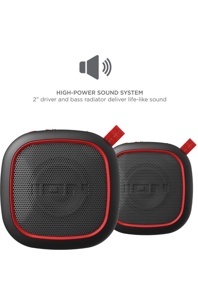 Ion Audio Isp153 Magnet Rocker Portable Bluetooth Speaker, Alternate, color, Multicolor