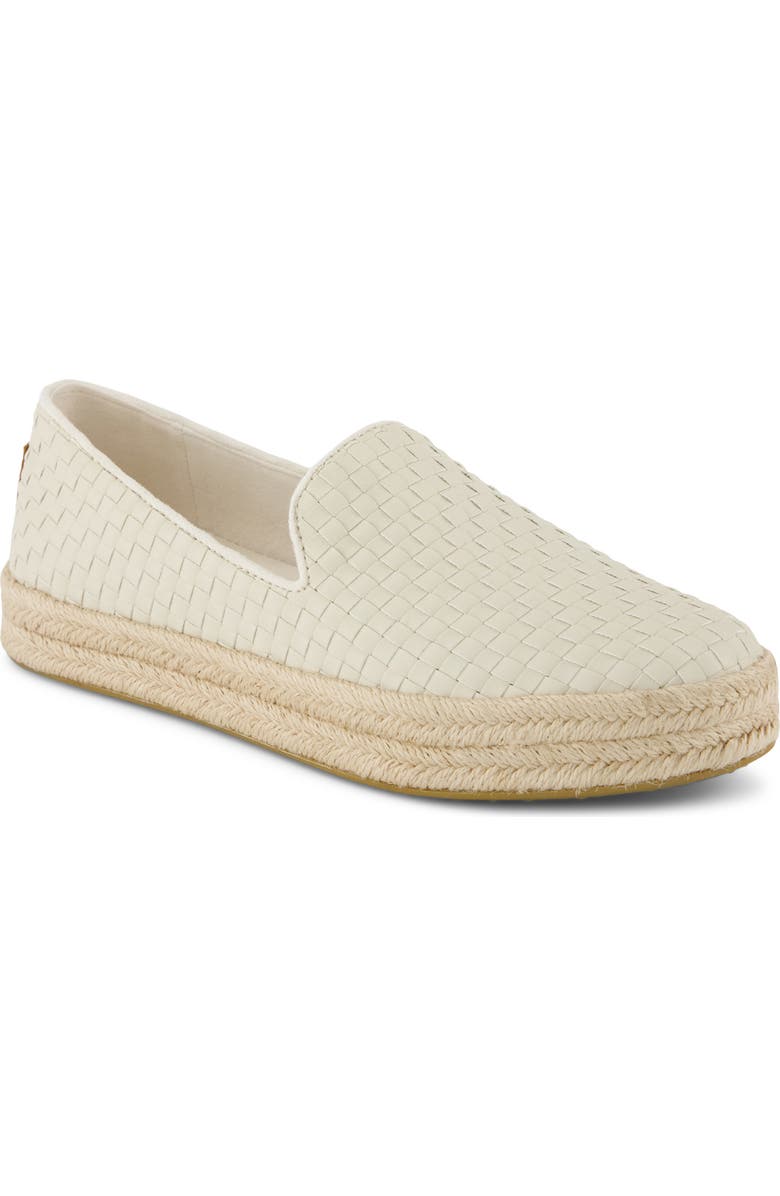 TOMS Carolina Platform Espadrille Sneaker, Main, color, Light Beige