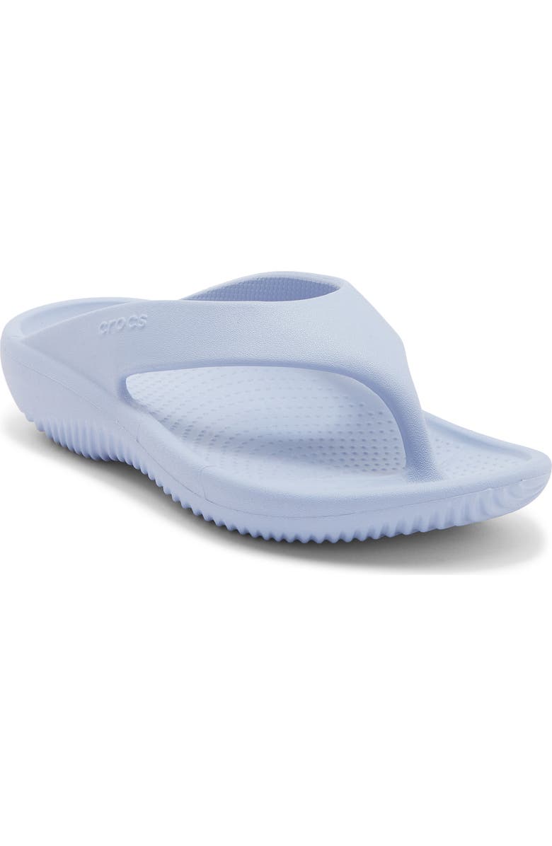 CROCS Mellow Recovery Flip Flop Sandal, Main, color, Blue Haze