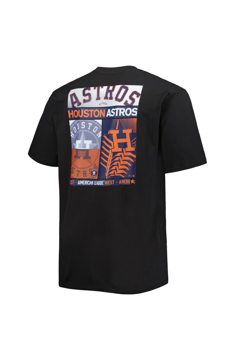 PROFILE Men's Black Houston Astros Two-Sided T-Shirt, Alternate, color, 