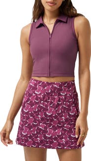 TravisMathew Midline Zip Polo Tank