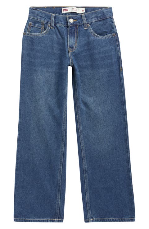 Kids' Relaxed Straight Leg Jeans (Big Kid)