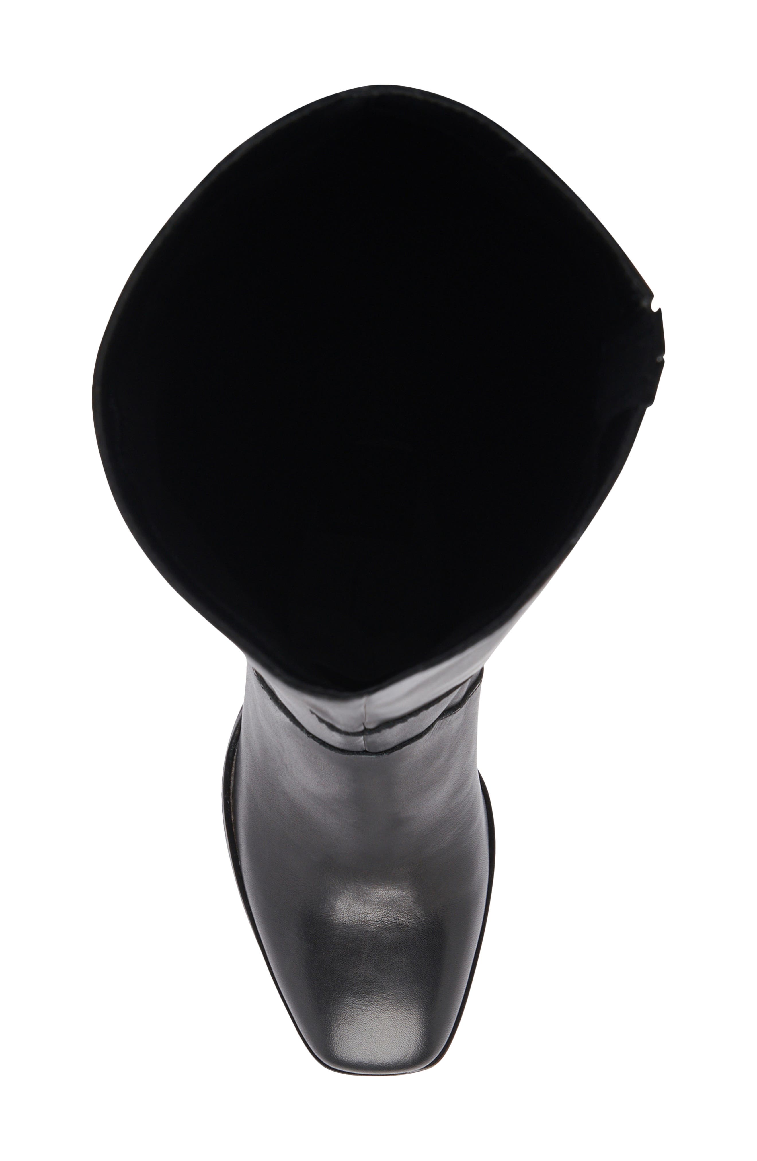Flin Knee High Boot, Alternate, color, BLACK LEATHER