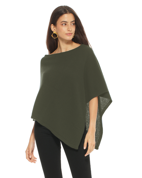 Pure Cashmere Capelet Poncho