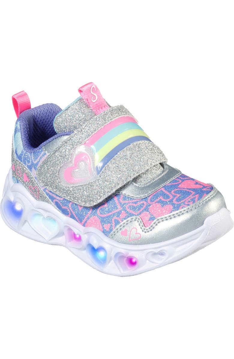 SKECHERS Heart Lights Light-Up Sneaker, Main, color,