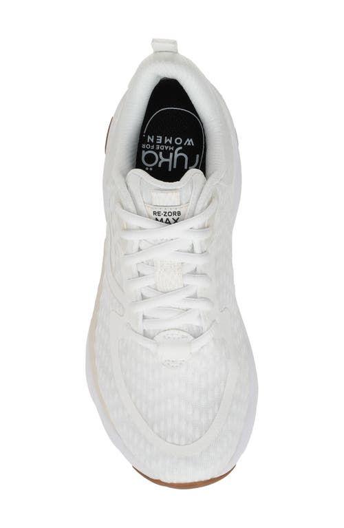 Ryka Rykä Rezorb Max Walking Sneaker In White