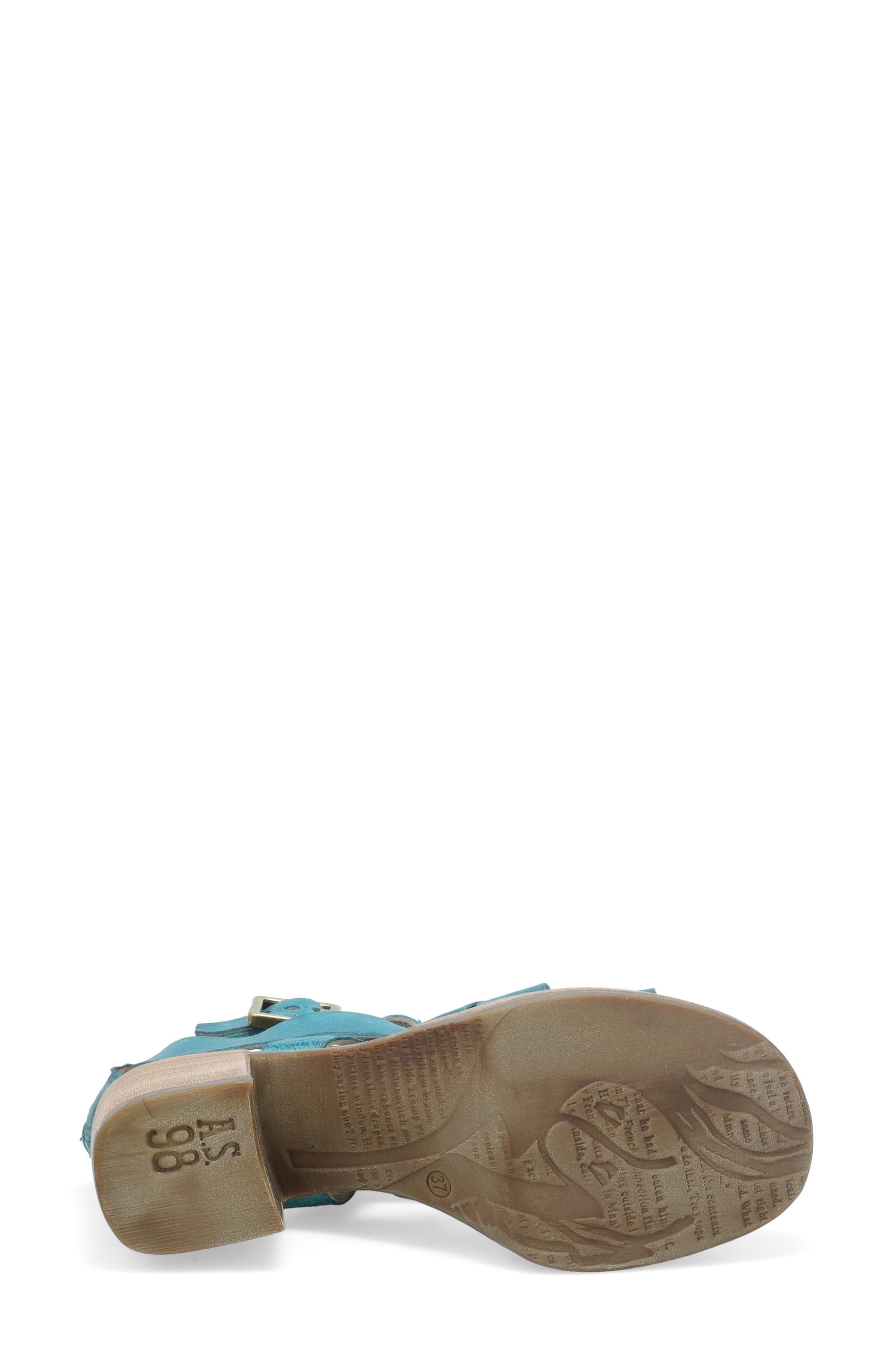 Alfred Ankle Strap Sandal, Alternate, color, EMERALD