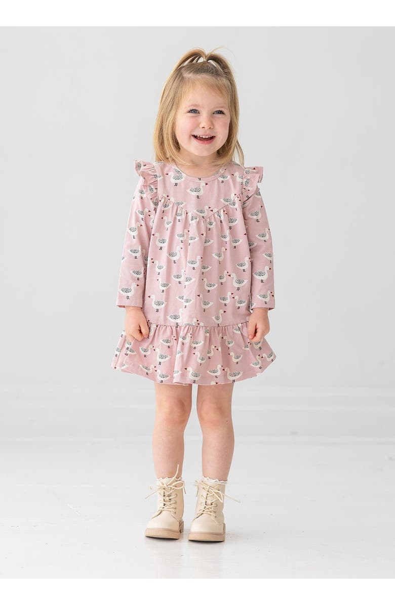 Mabel + Honey Ducky in Pink Dress, Alternate, color, Pink