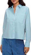Foxcroft Jodie Stripe Cotton Button-Up Shirt