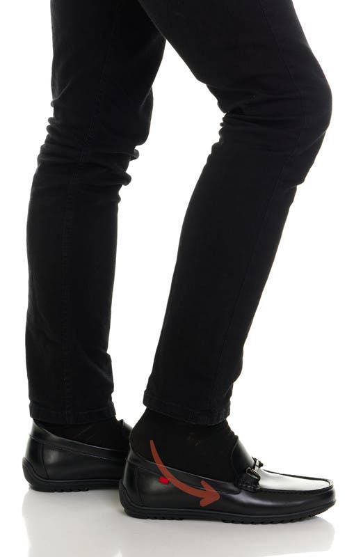 Marc Joseph New York Elliot Road Hands Free Technology Leather Buckle Loafer, Alternate, color, Black Napa Leather