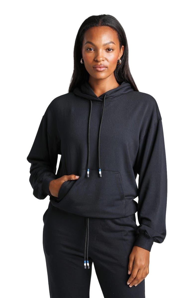 Losano TenderBlend Monterey Hoodie, Alternate, color, Black