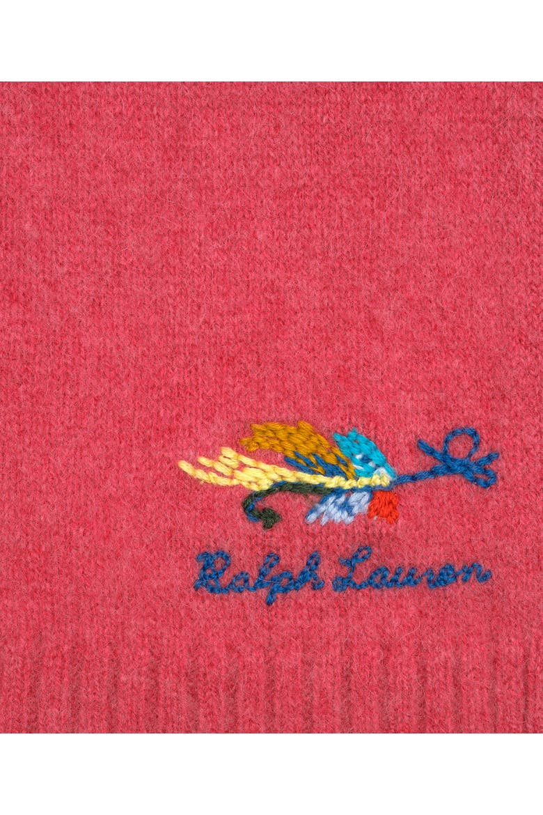 Shetland Duck Scarf, Alternate, color, Capsaicin Red Htr