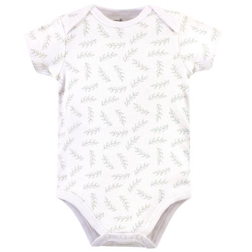 Touched By Nature Organic Cotton Bodysuits In Brown