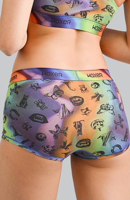 Woxer Bold Ultrasoft Boyshorts In Multi