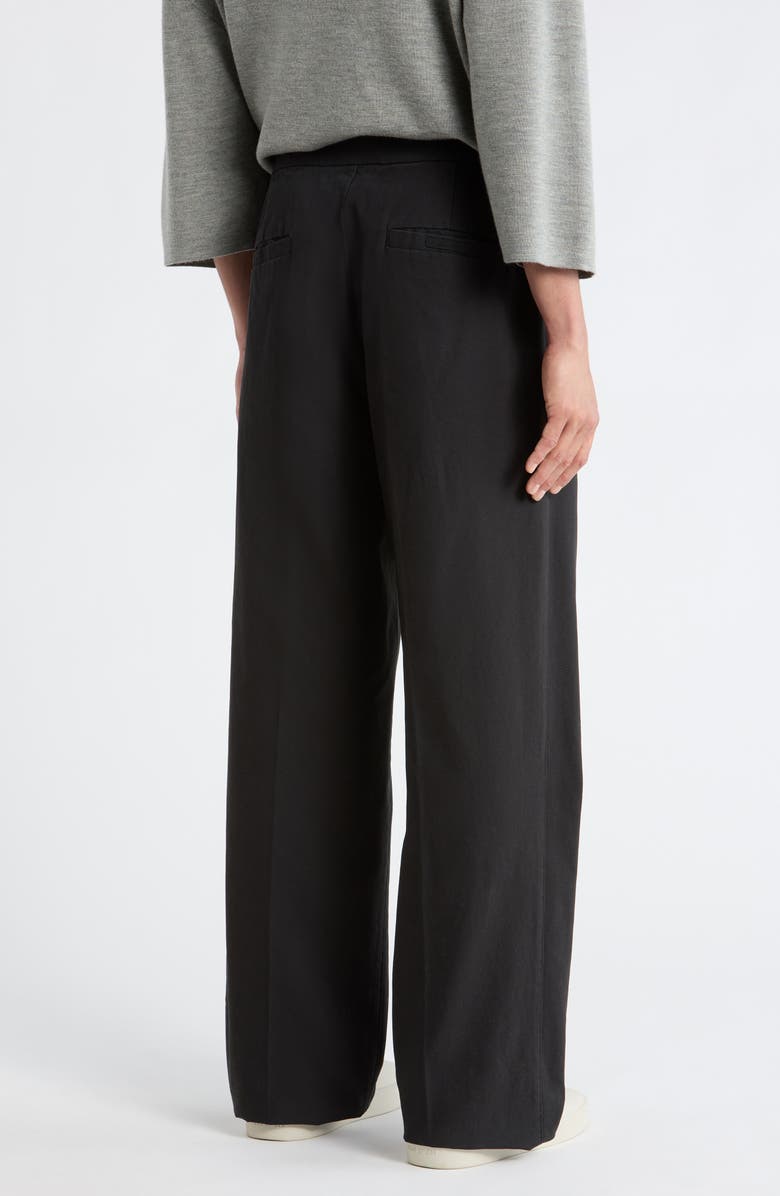 Fear of God Essentials Cotton Canvas Pleat Front Pants, Alternate, color,