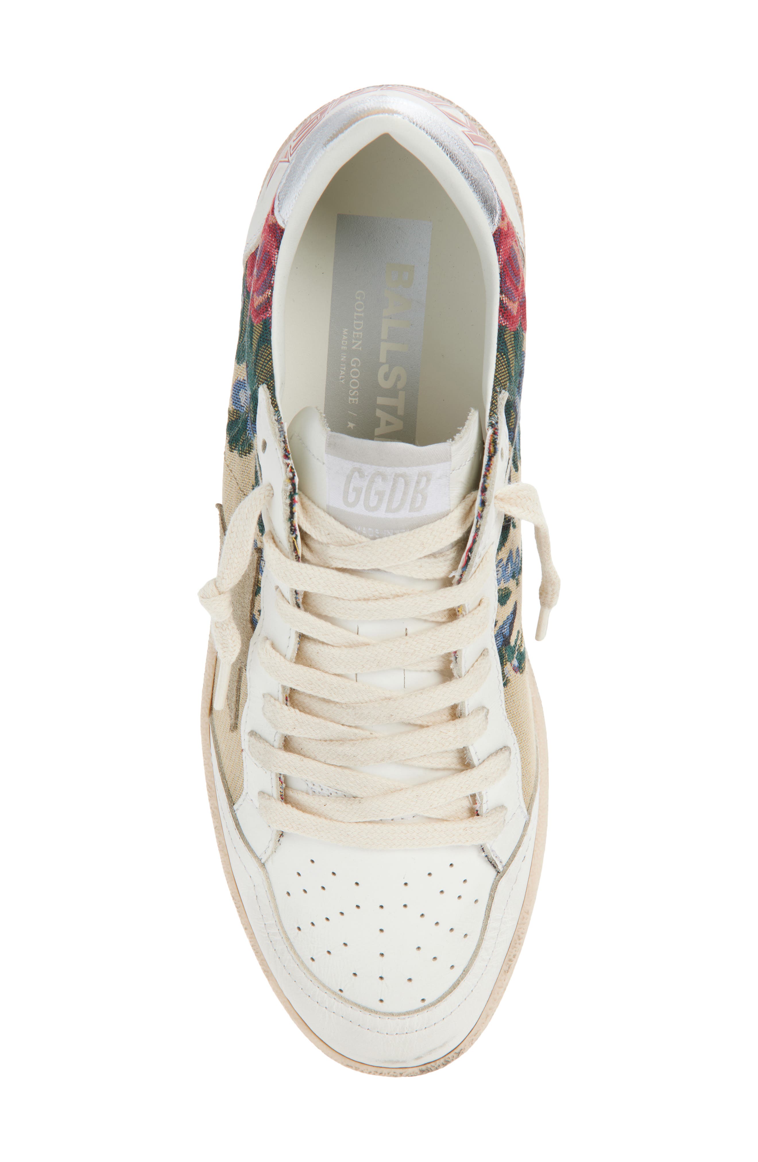 Golden Goose Ball Star Sneaker, Alternate, color, White/ Multicolor