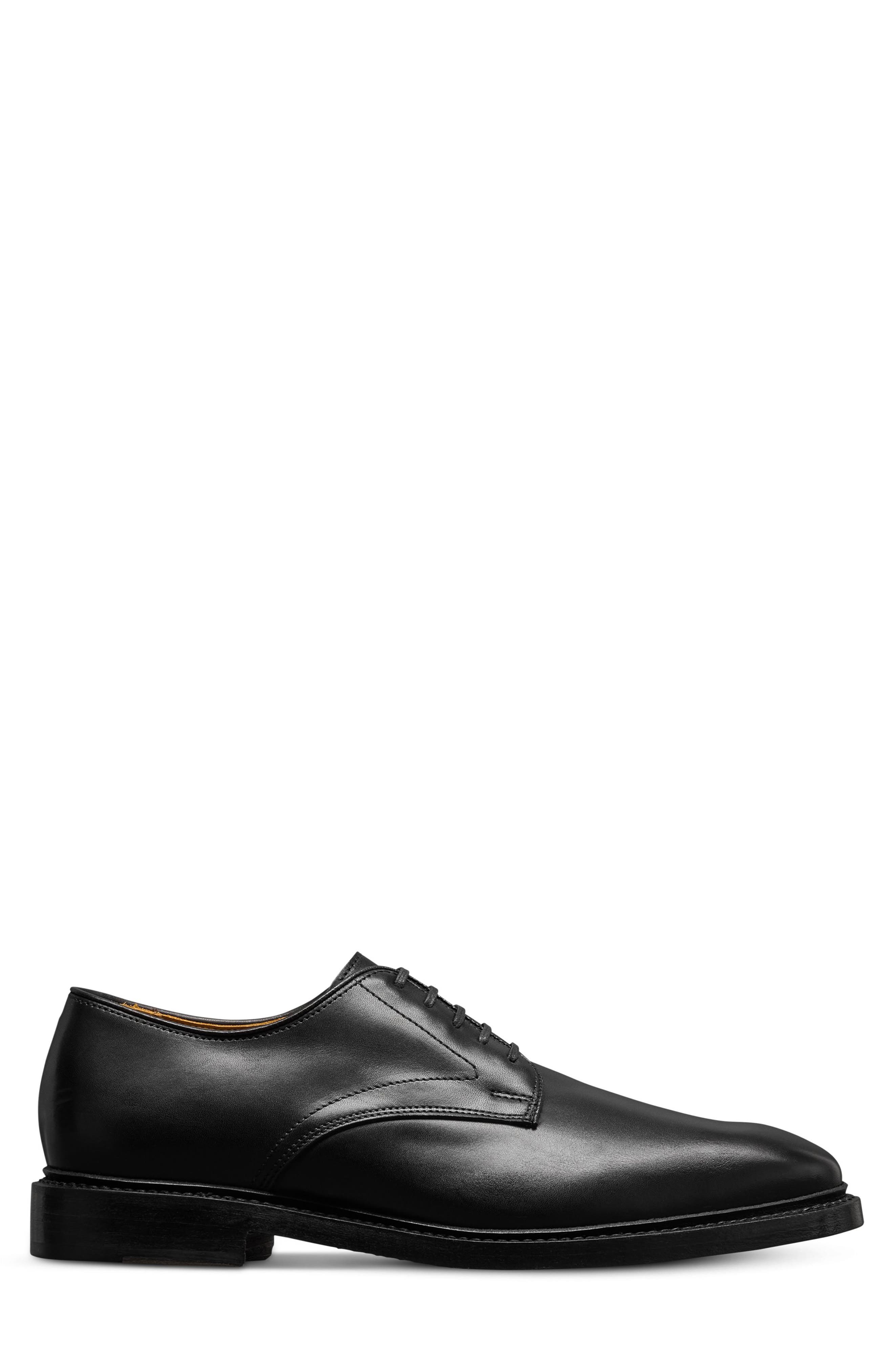 Allen Edmonds Maxwell Reserve Plain Toe Derby Dress Shoe, Alternate, color, Black