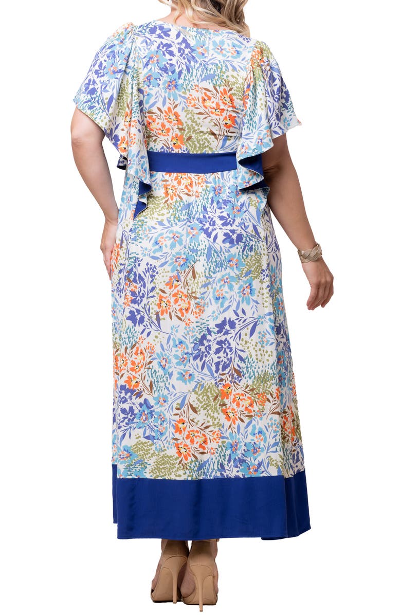 Kiyonna Mediterranean Breeze Maxi Dress, Alternate, color, 