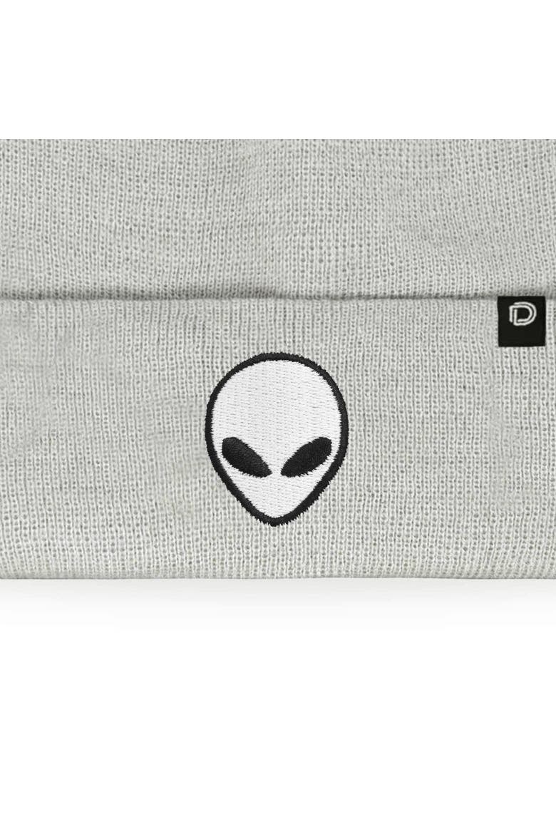 Alien Beanie, Alternate, color, Light Gray