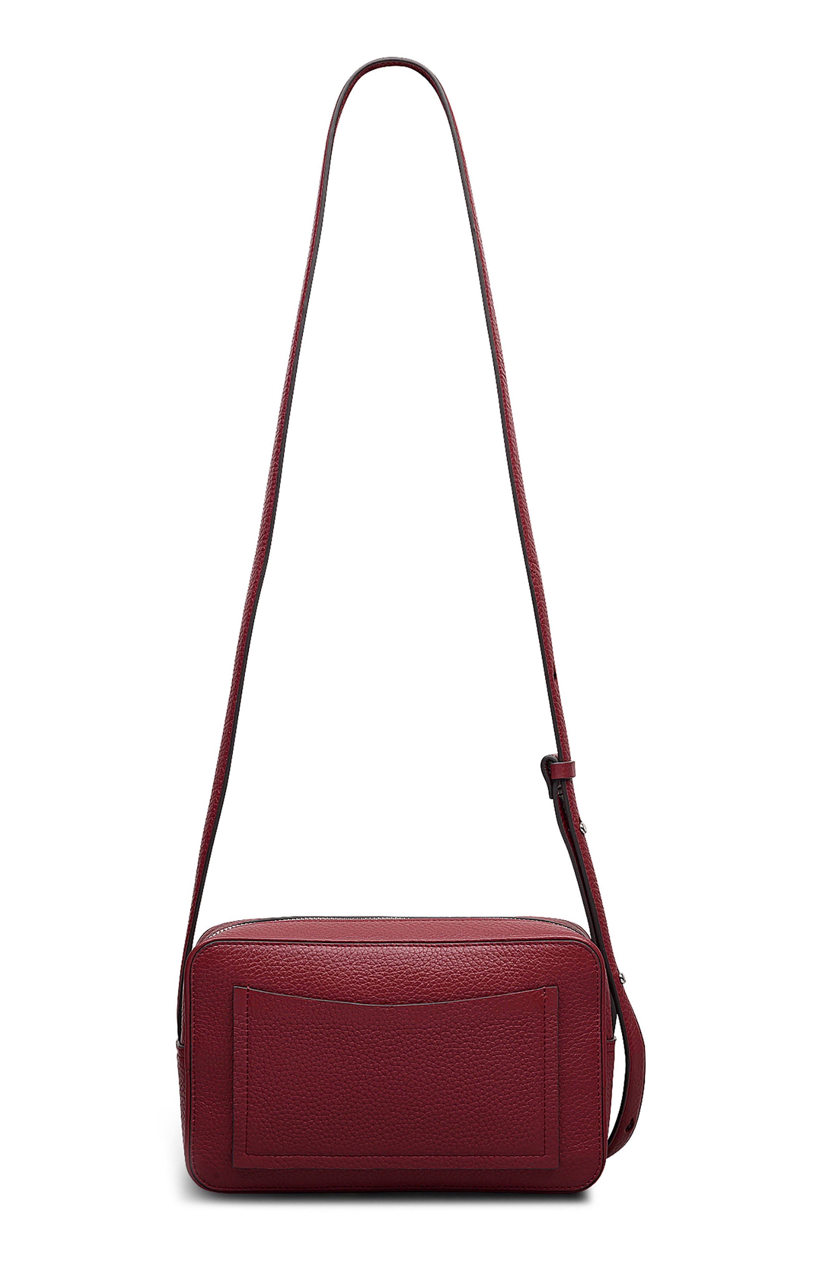 Radley Small Duchess Leather Crossbody Bag, Alternate, color, Carmine