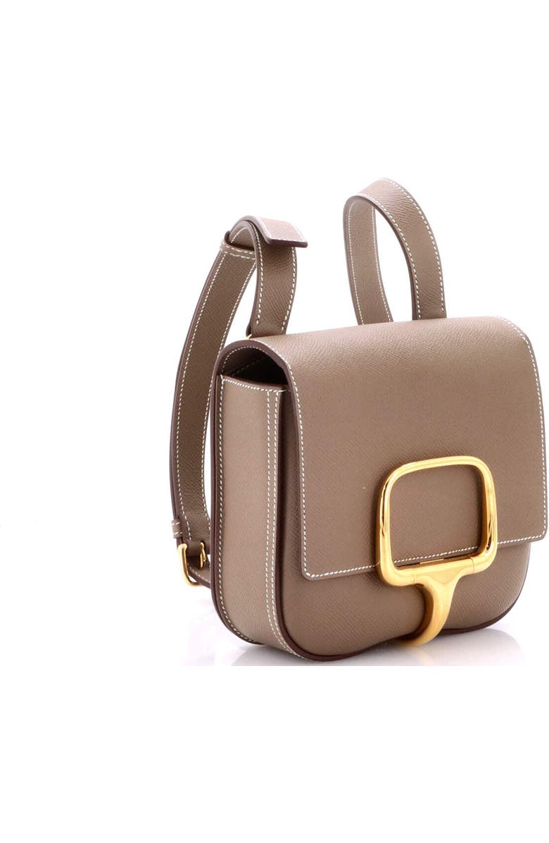 Pre-Owned Hermes Della Cavalleria Shoulder Bag Epsom Mini, Alternate, color, Etoupe