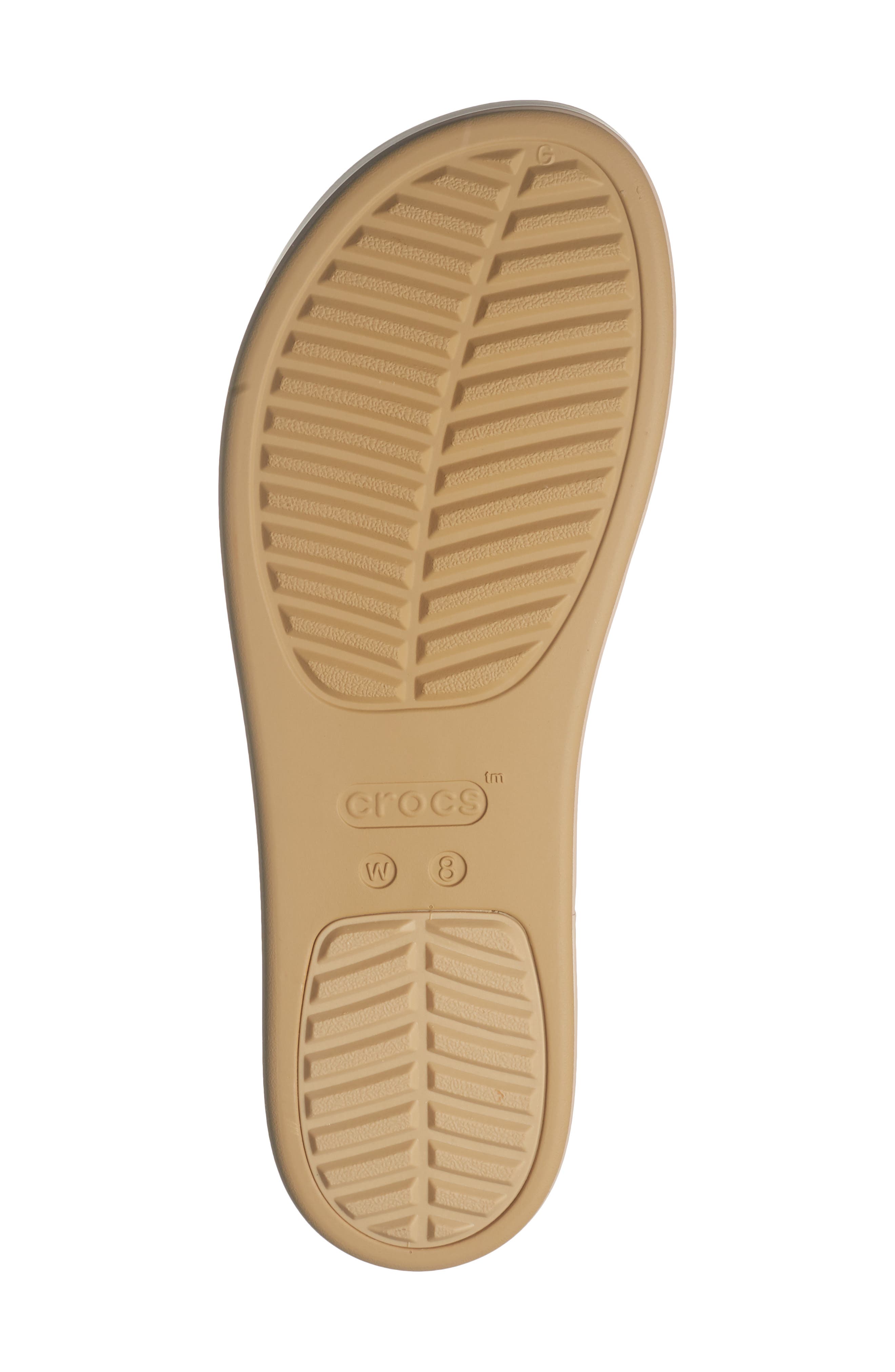 CROCS Brooklyn Low Wedge Matte Wrap Sandal, Alternate, color, Pink Caramel/ Tan