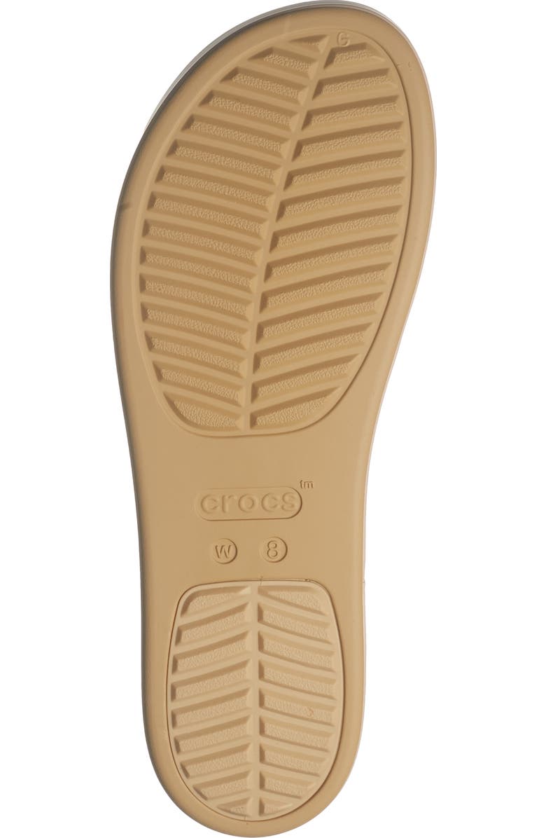 CROCS Brooklyn Low Wedge Matte Wrap Sandal, Alternate, color, Pink Caramel/ Tan