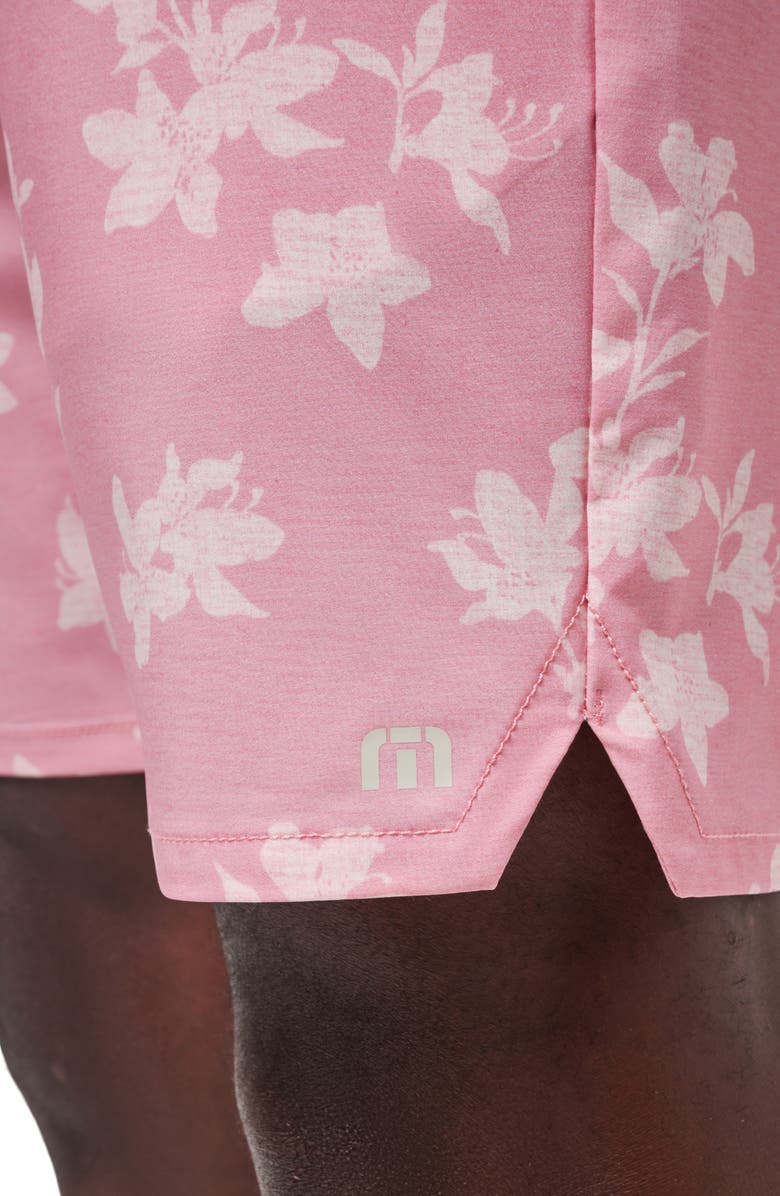 TravisMathew Macadamia Nut Board Shorts, Alternate, color, Heather Blush