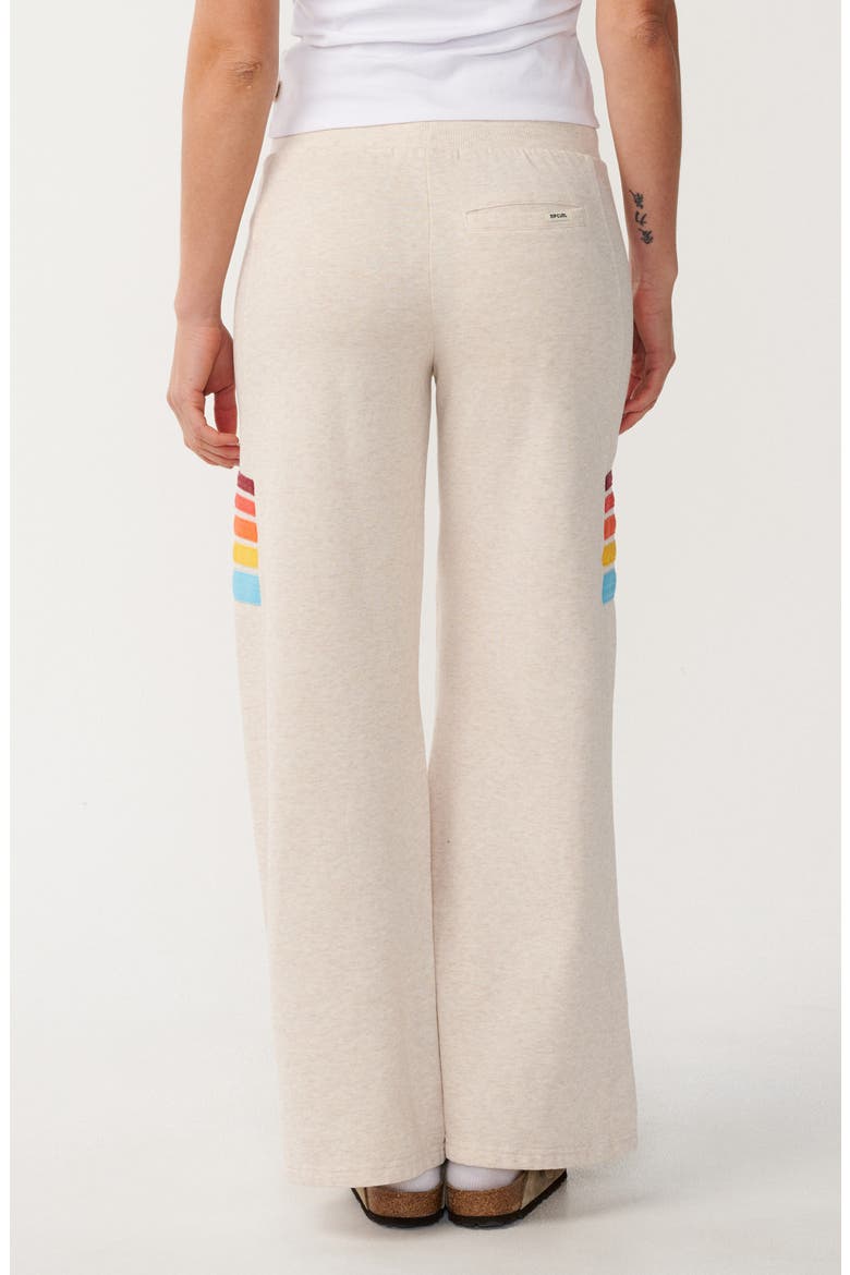 Surf Revival Wide Leg Fleece Pants, Alternate, color, OATMEAL MARLE