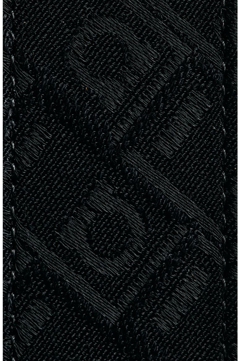 Double Gancio Jacquard Belt, Alternate, color, NERO/ LOGO