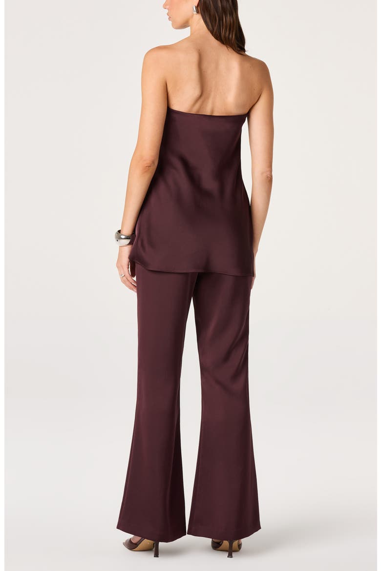 Keona Flare Leg Pants, Alternate, color, RAISIN