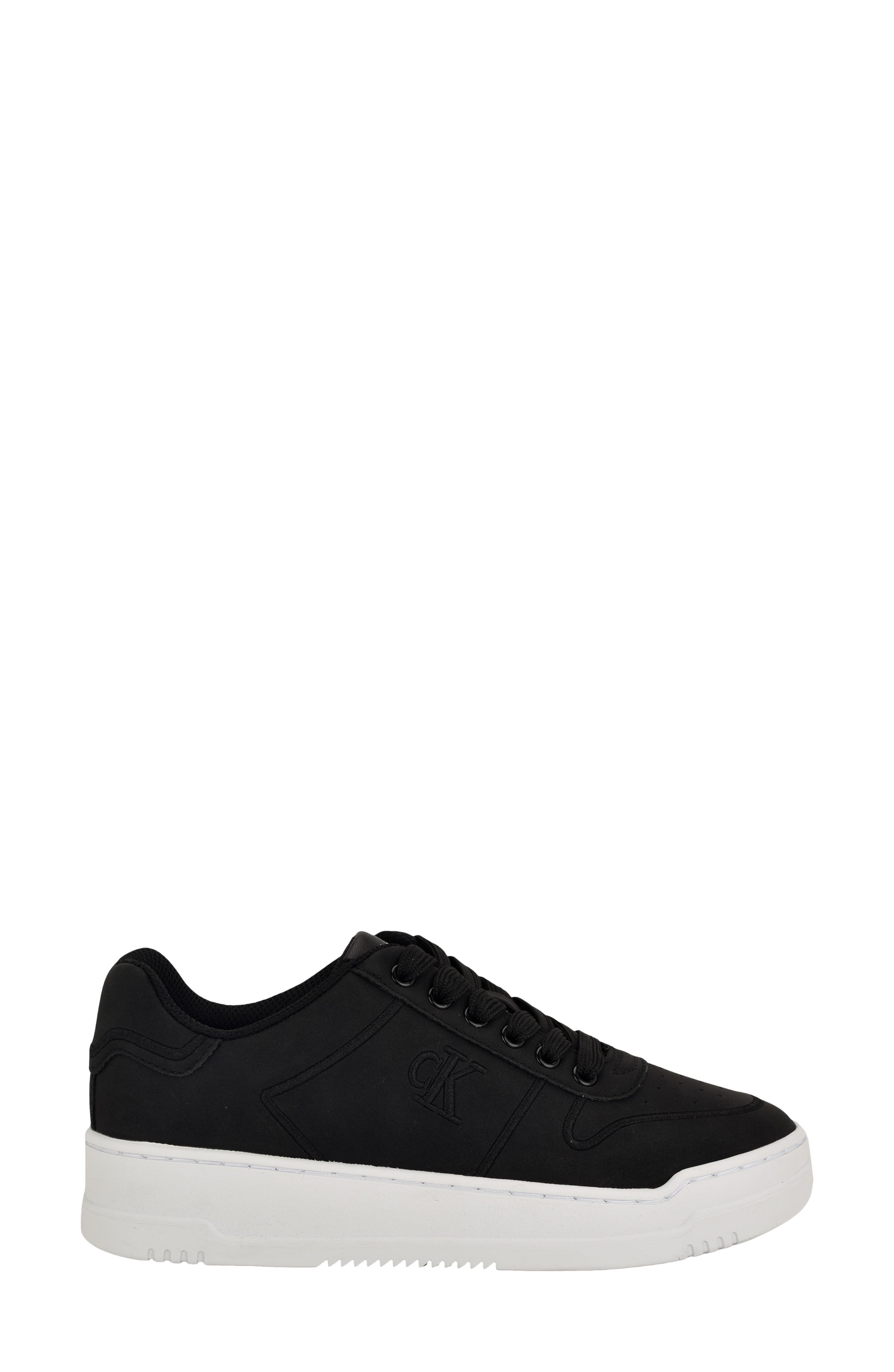 Calvin Klein Pozin Sneaker, Alternate, color, Black