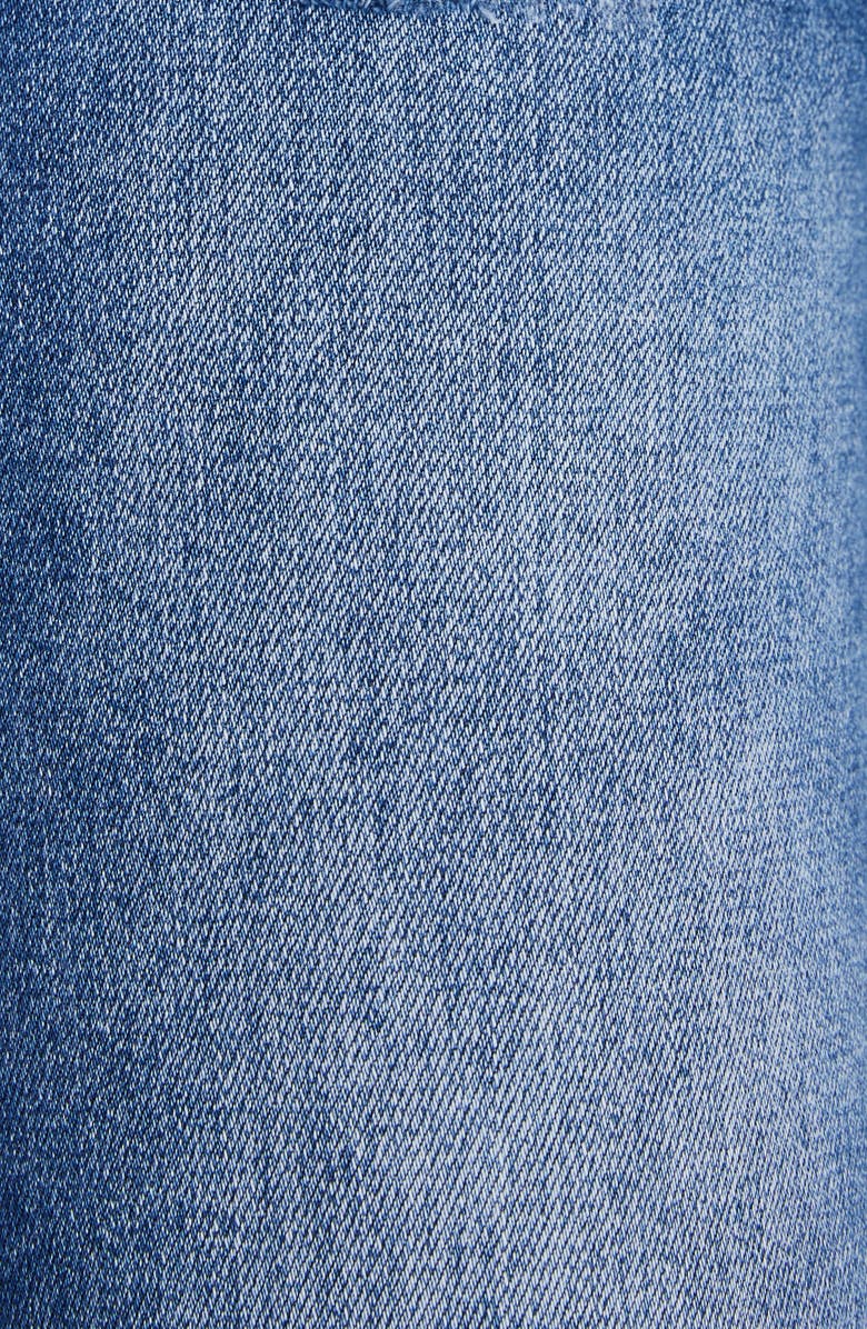 Bayeas Raw Hem High Waist Wide Leg Jeans, Alternate, color, Azure