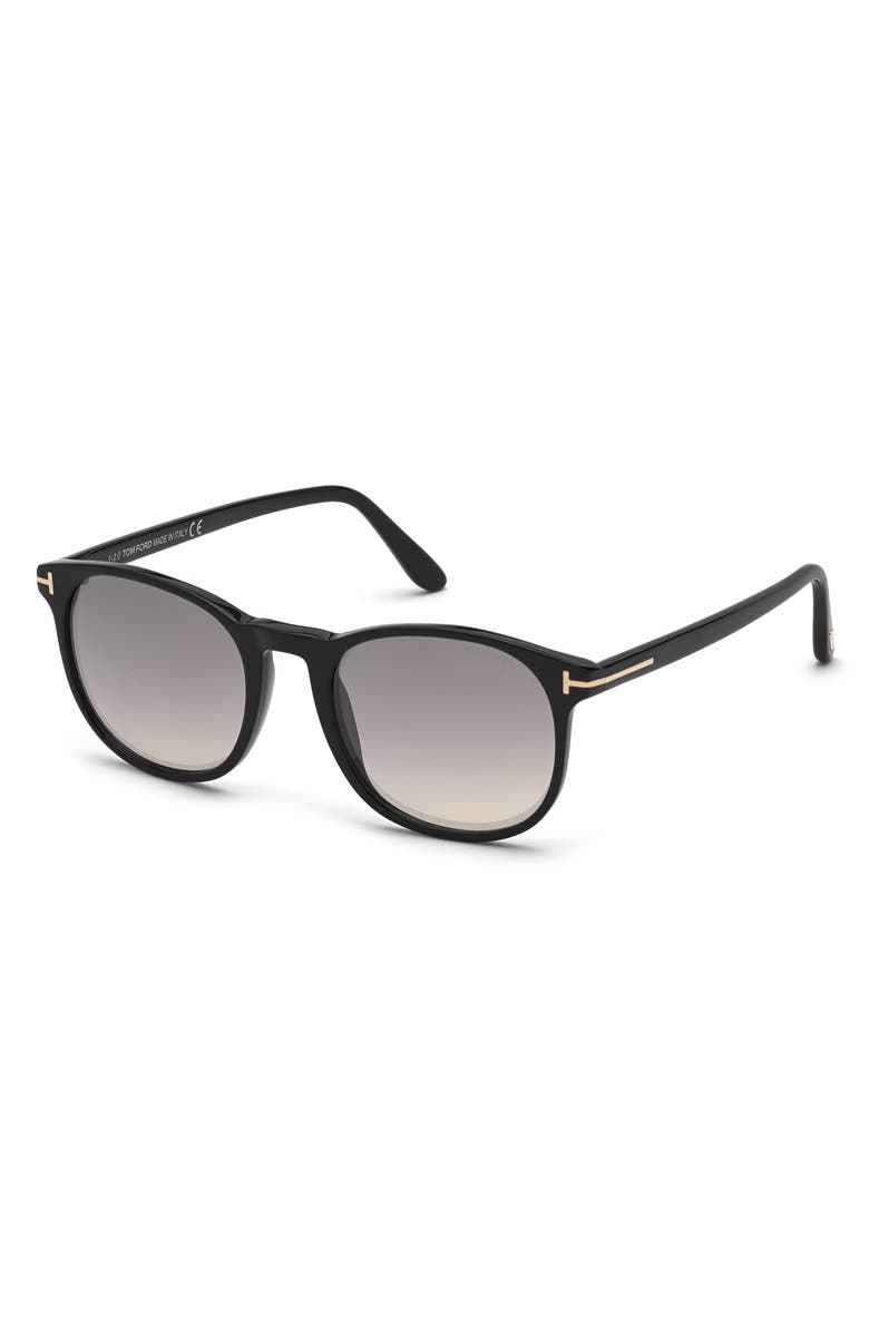 TOM FORD 53mm Gradient Round Sunglasses, Alternate, color,