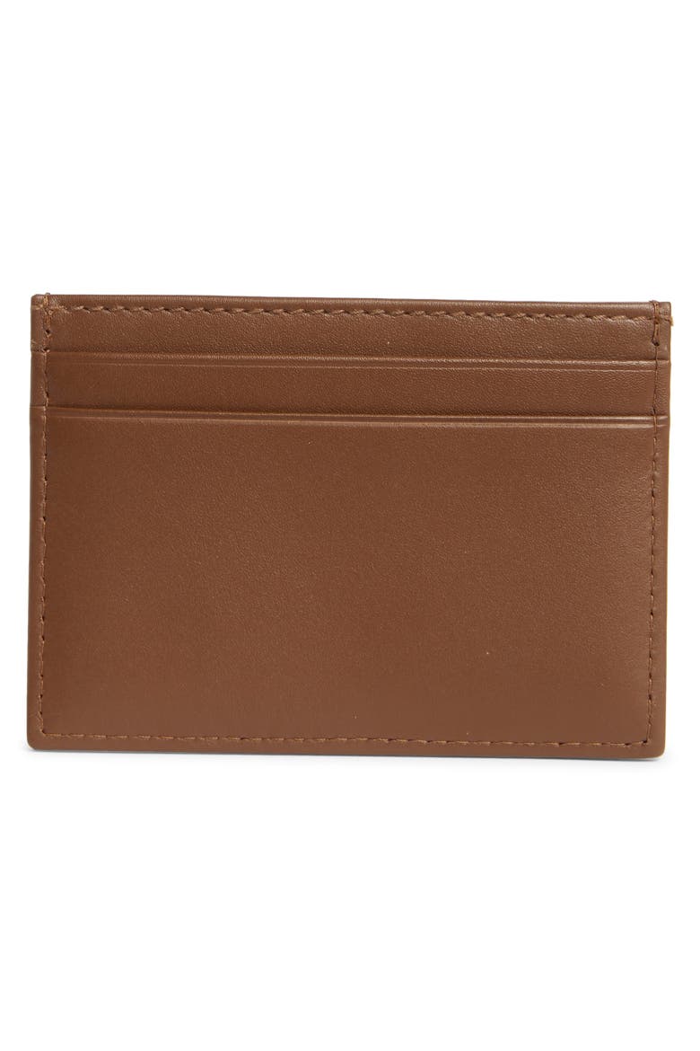 Randy Leather Card Case Randy Leather Card Case, Alternate, color, MEDIUM BROWN