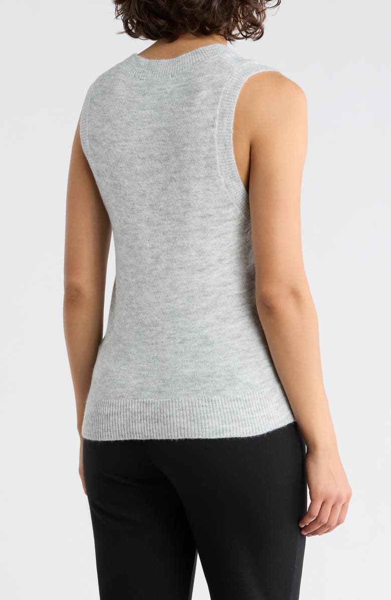 French Connection Morena Vest, Alternate, color, Dove Grey Mel