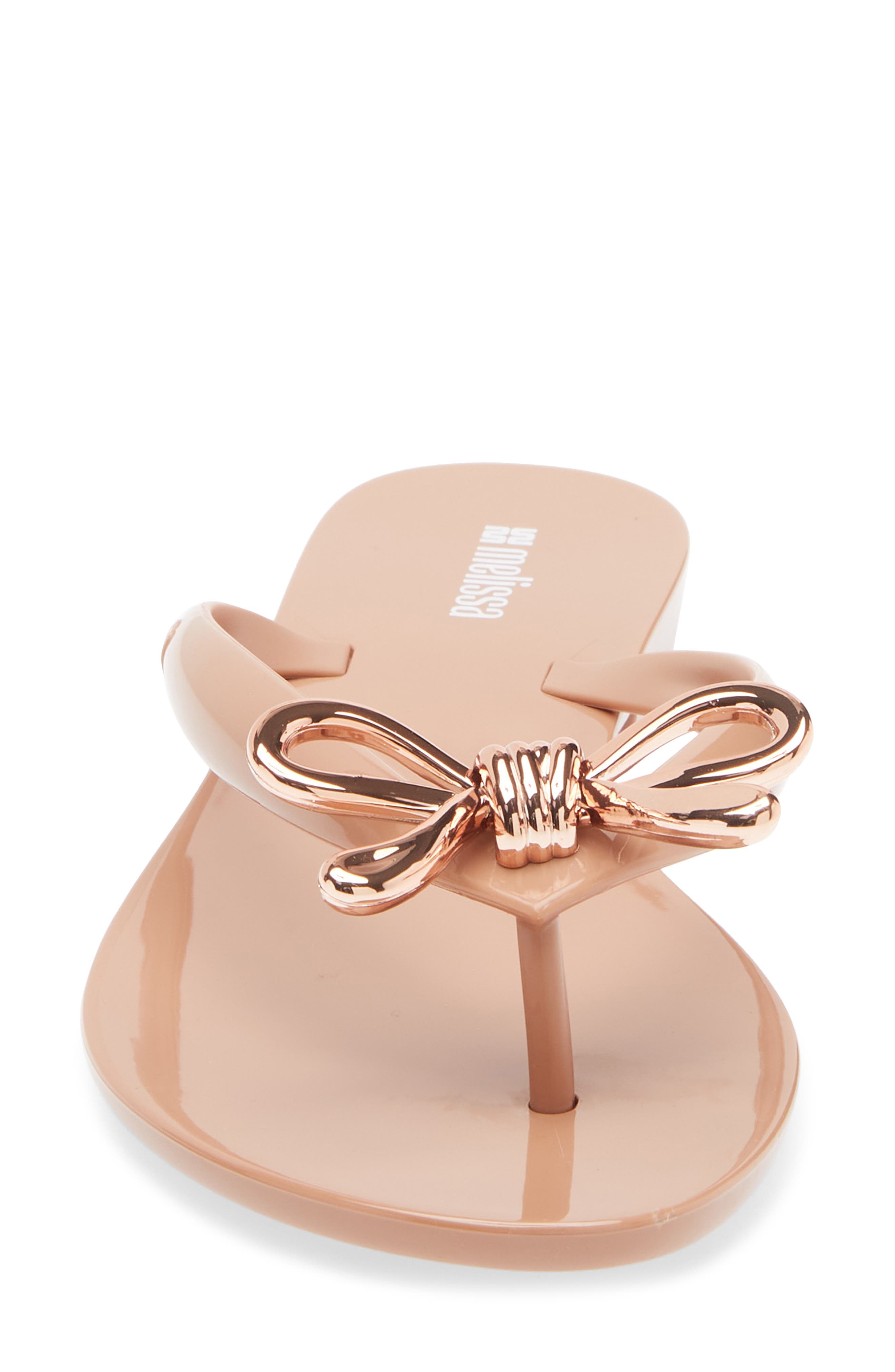 Melissa Harmonic Iris Flip Flop, Alternate, color, Brown