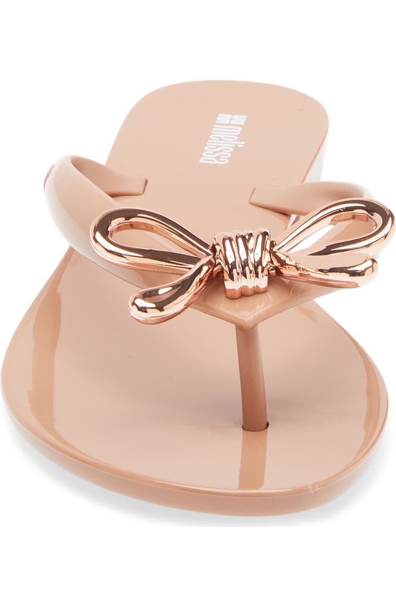 Melissa Harmonic Iris Flip Flop, Alternate, color, Brown