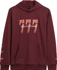SANTO STUDIO Tempo 777 Enjoy Comfort Comfort Fleece Graphic Hoodie