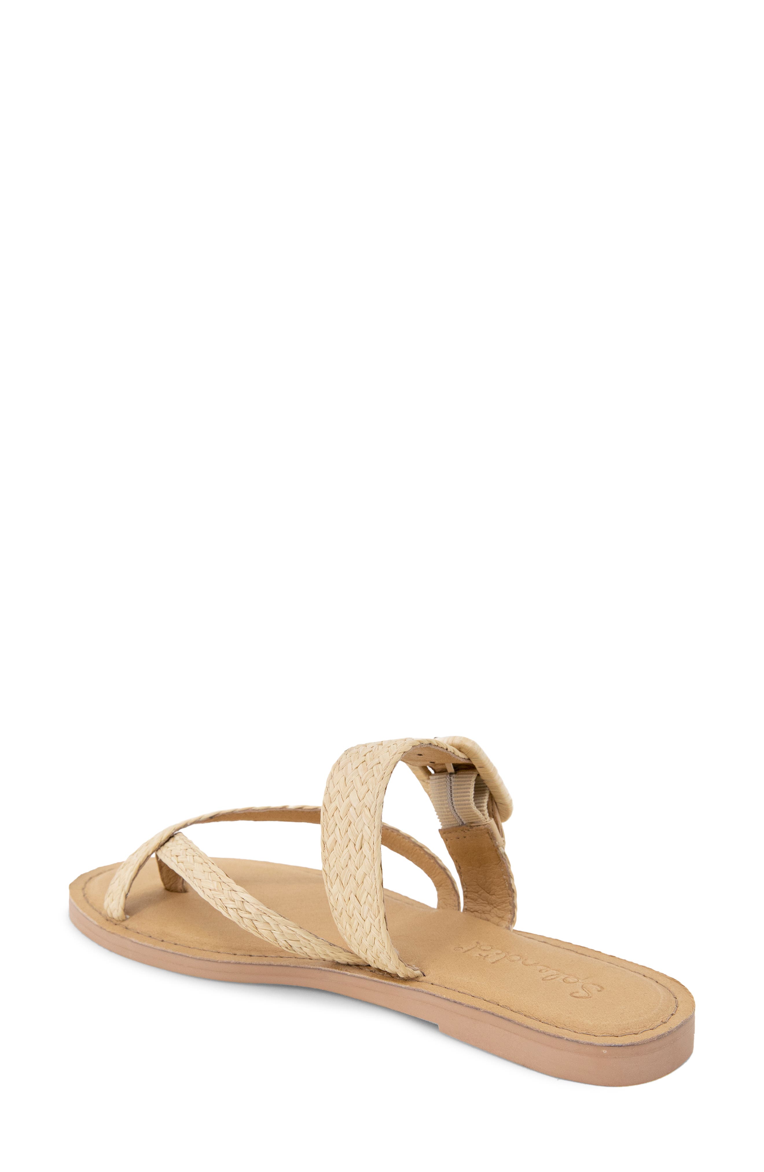 Sutton Toe Loop Sandal, Alternate, color, NATURAL