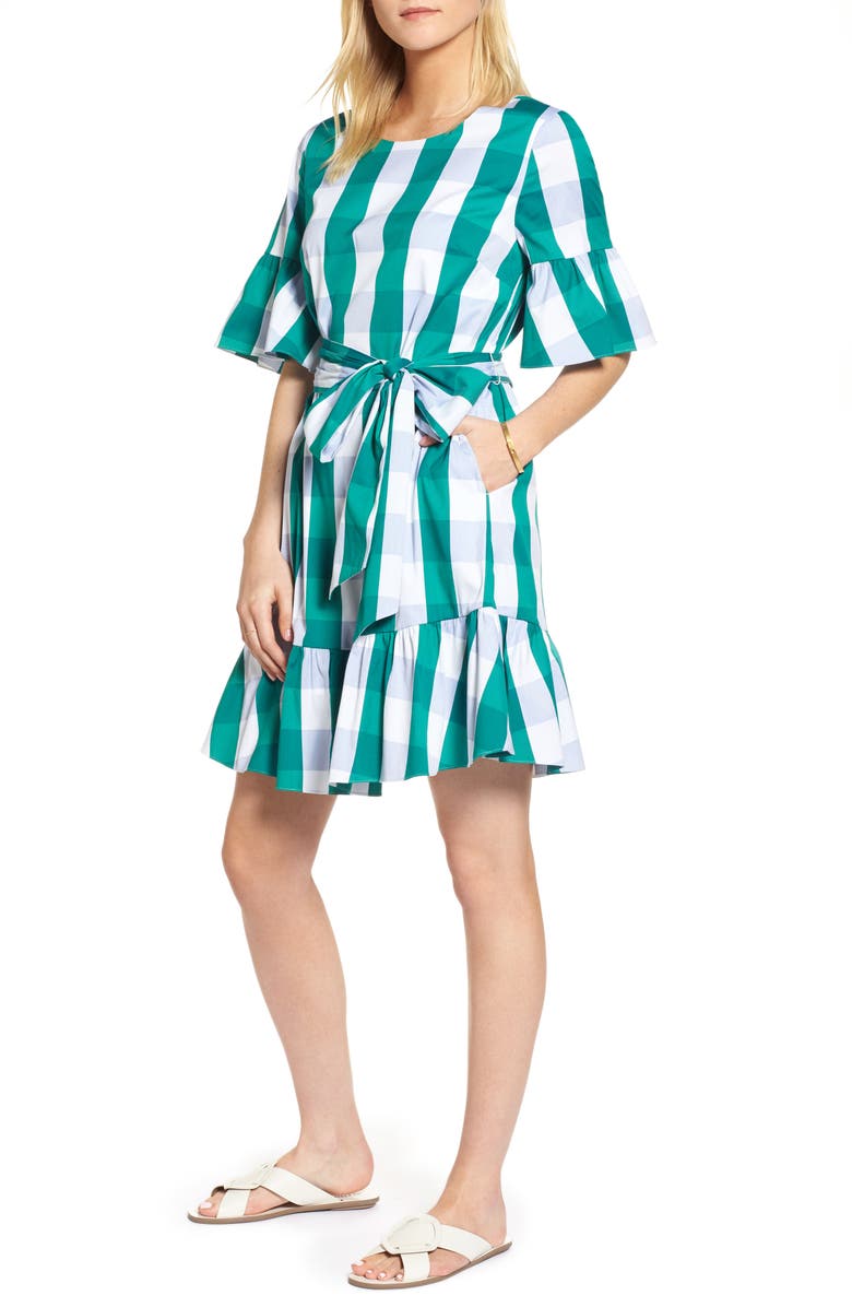 1901 Ruffle & Bow Dress, Main, color, 