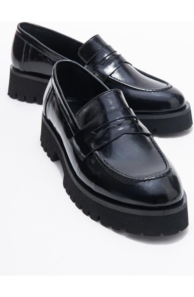 Forever
Always Shoes Vionel Leather Loafer, Alternate, color, Black Patent Leather