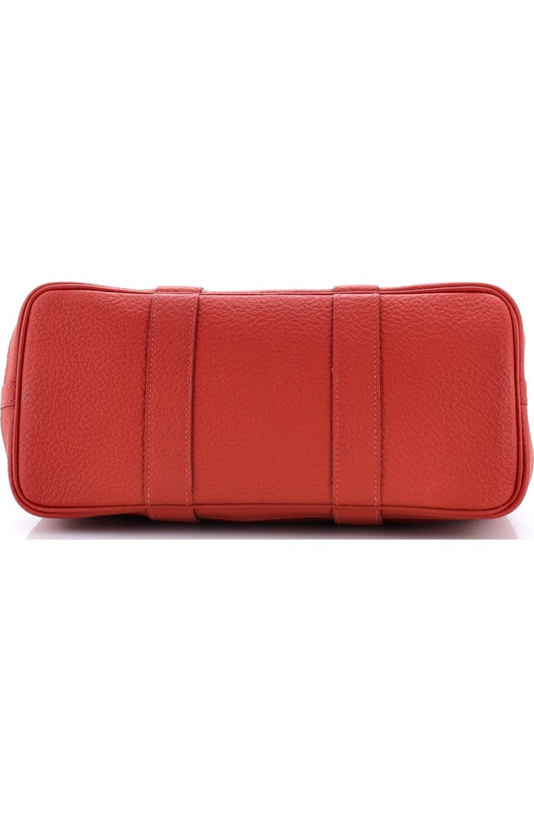 Pre-Owned Hermes Garden Party Tote Toile and Leather 30, Alternate, color, Rouge Duchesse