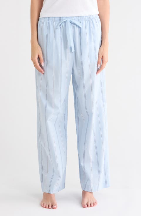 Cotton Poplin Pajama Pants