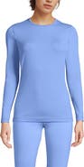 Lands' End Baselayer Cozy Thermaskin Crewneck Top