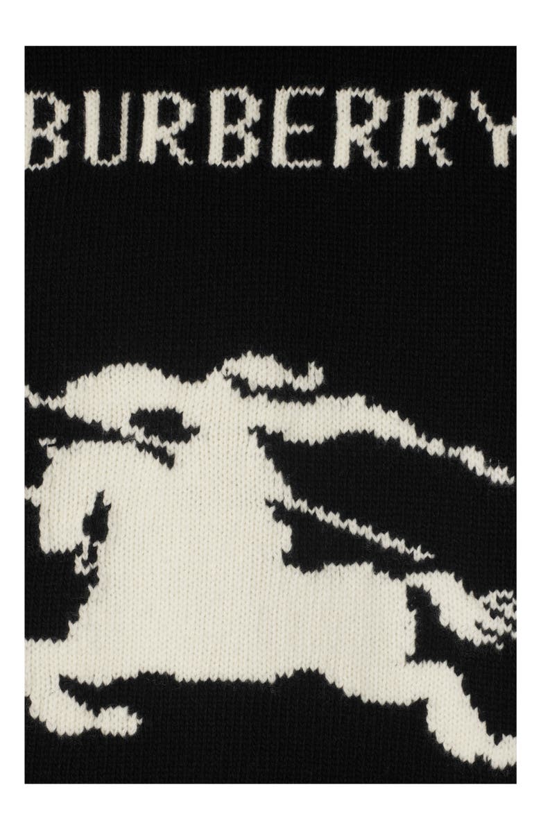 Burberry EKD Wool Cashmere Sweater, Alternate, color, Black