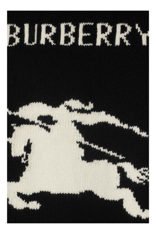 Burberry Ekd Wool Cashmere Sweater In Black